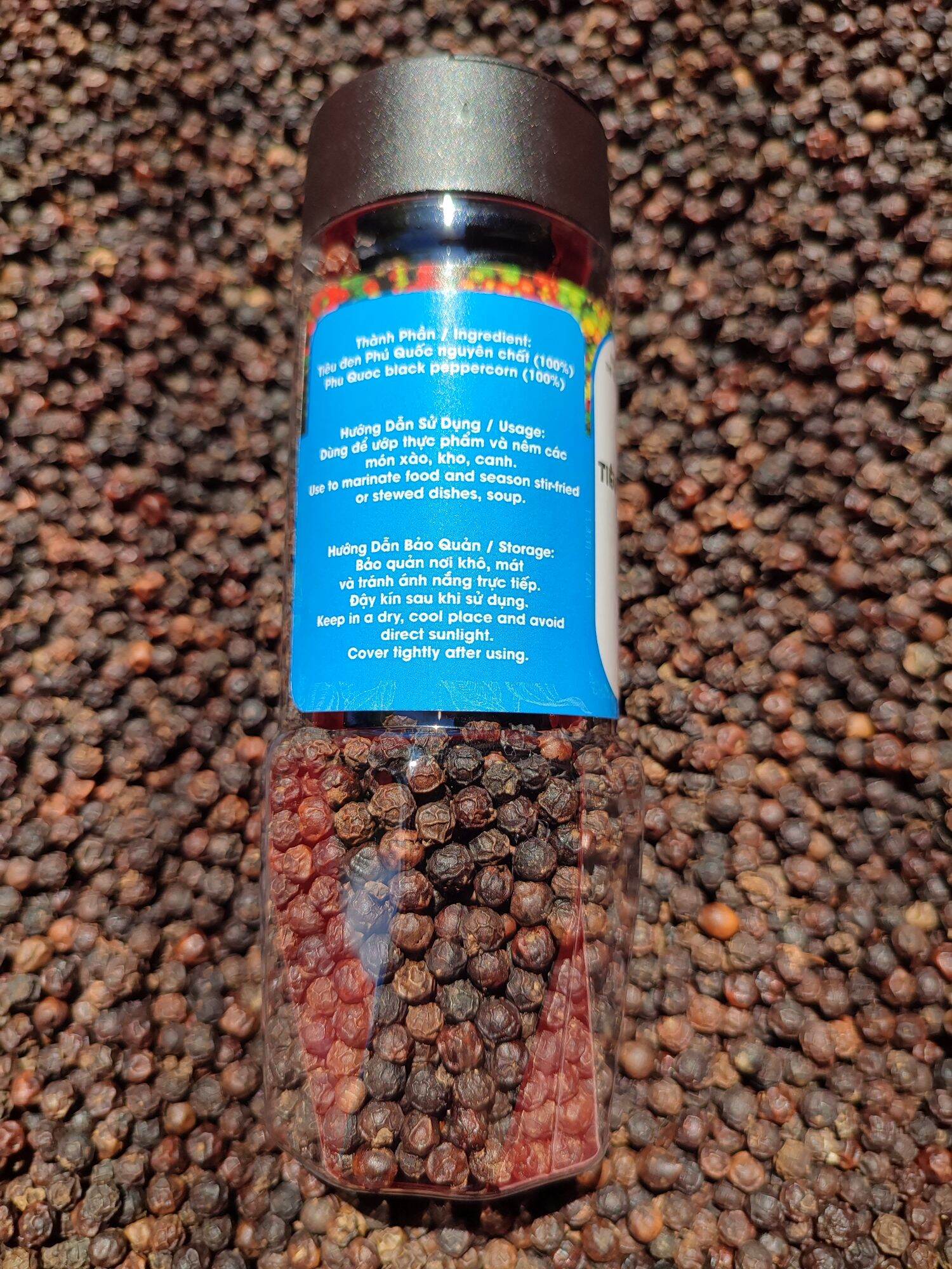 Tiêu đen Phú Quốc 100g Hũ nhựa