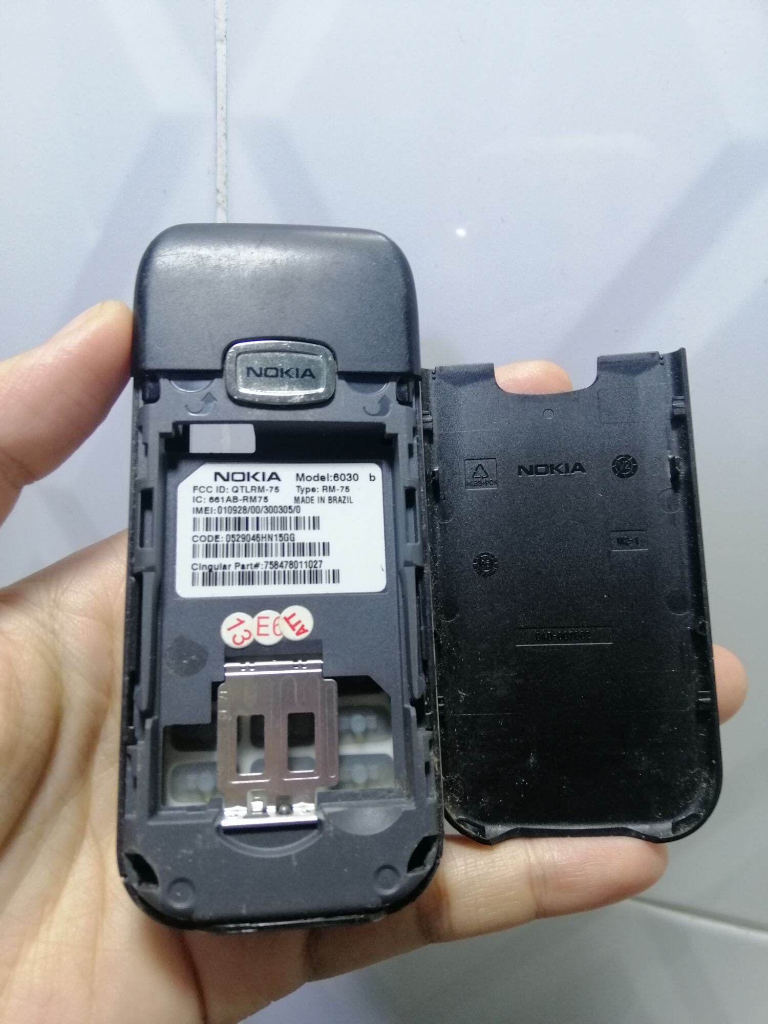 Vỏ nokia 6030 zin tháo máy