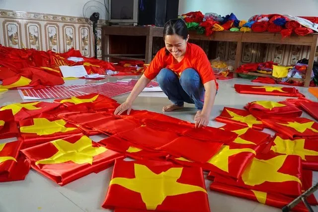 CỜ TỔ QUỐC SIZE 80 ×1,2M