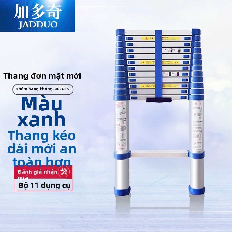 Thang Rút Nhôm Gấp Gọn Đa Năng Dày Dặn (Thickening Telescopic Foldable Ladder)