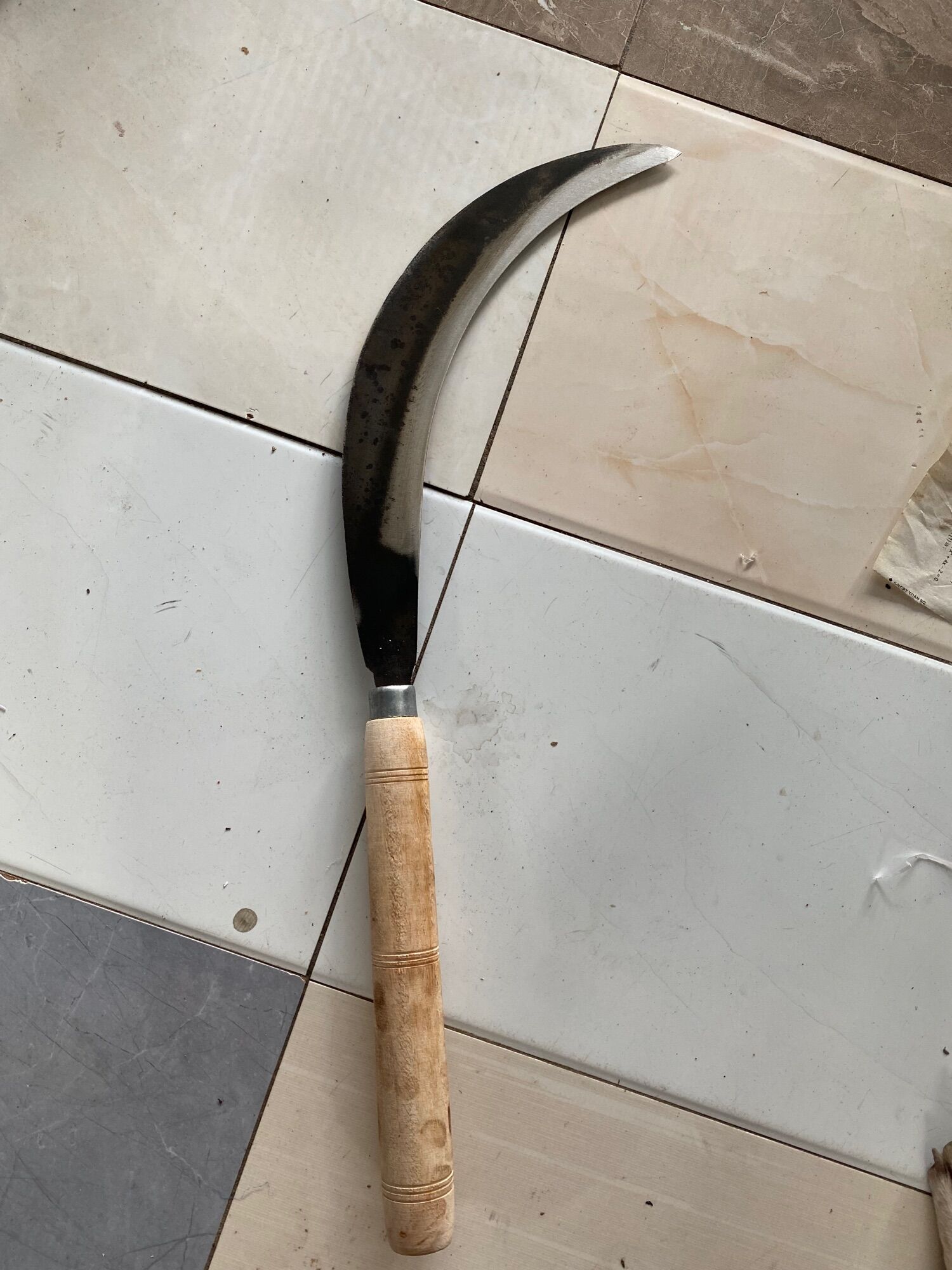 Liềm chặt gốc khóm mé lá khóm chặt cây chặt cuổi phát cỏ