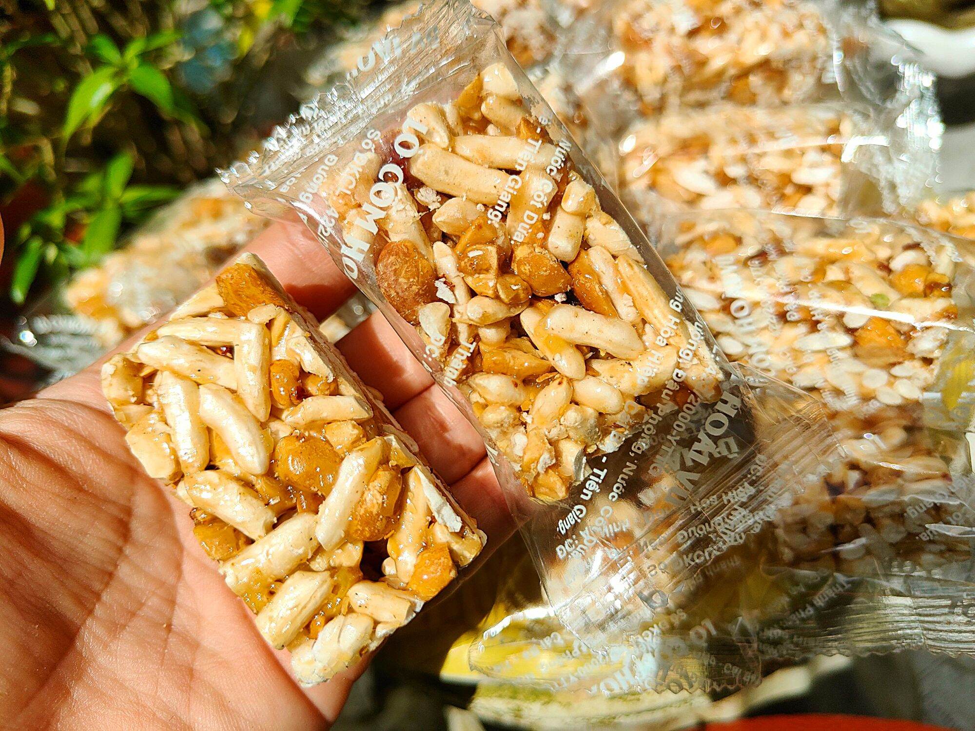 Cốm gạo gừng đậu phộng Miền Tây 500g