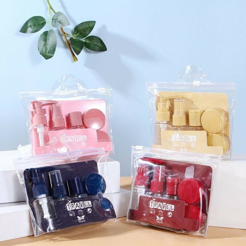 Bộ chiết mỹ phẩm du lịch tiện ích set chiết 5 món