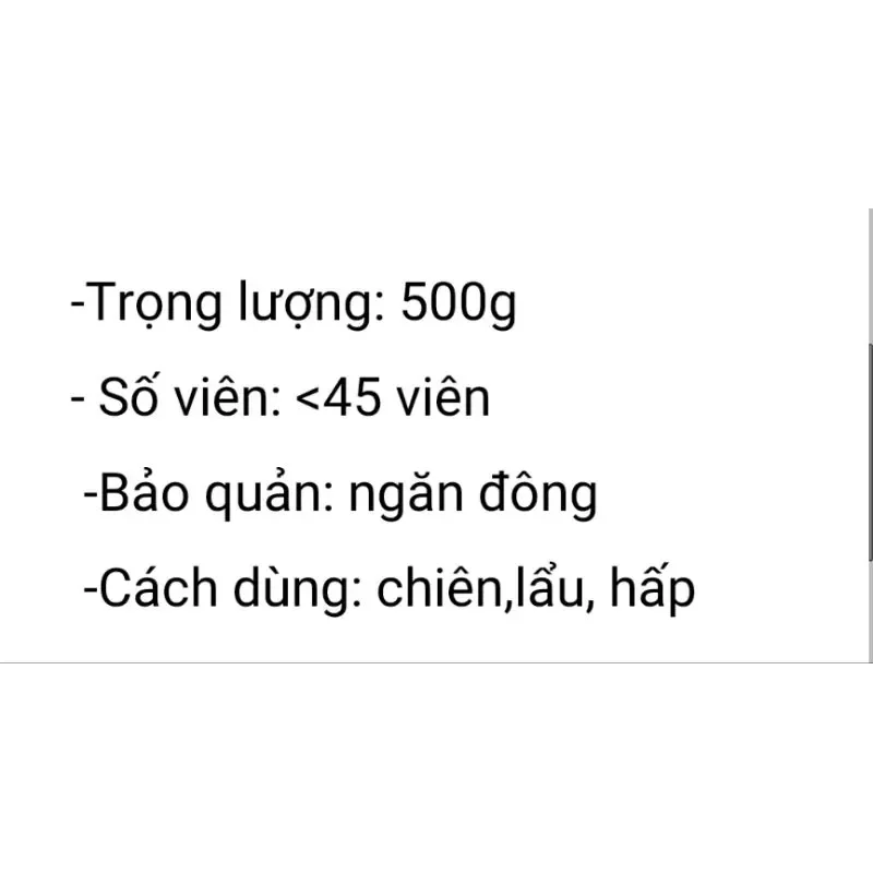 Mực viên Hàn Quốc LC 500g