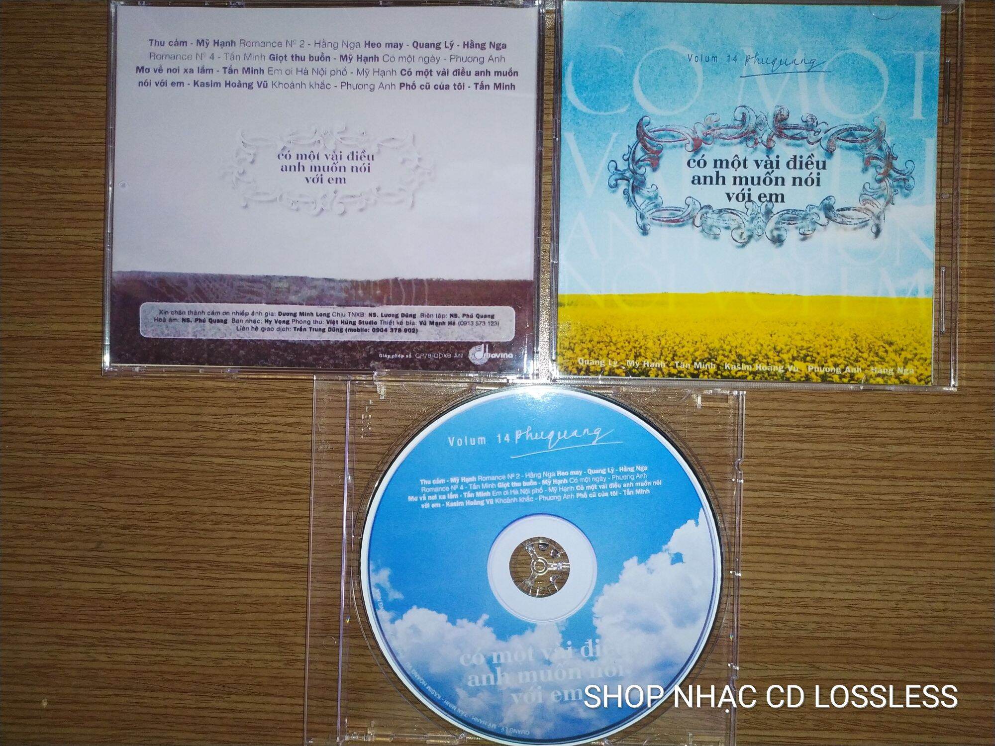 Bộ 7CD Nhạc phẩm Phú Quang