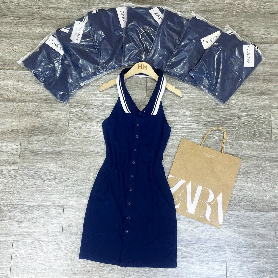 VÁY CỔ YẾM ZARA