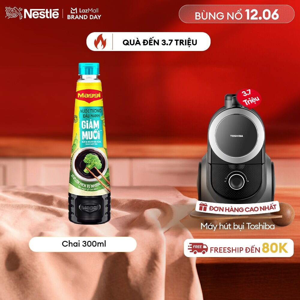 [FREESHIP TOÀN QUỐC] Nước tương đậu nành giảm muối 300ml