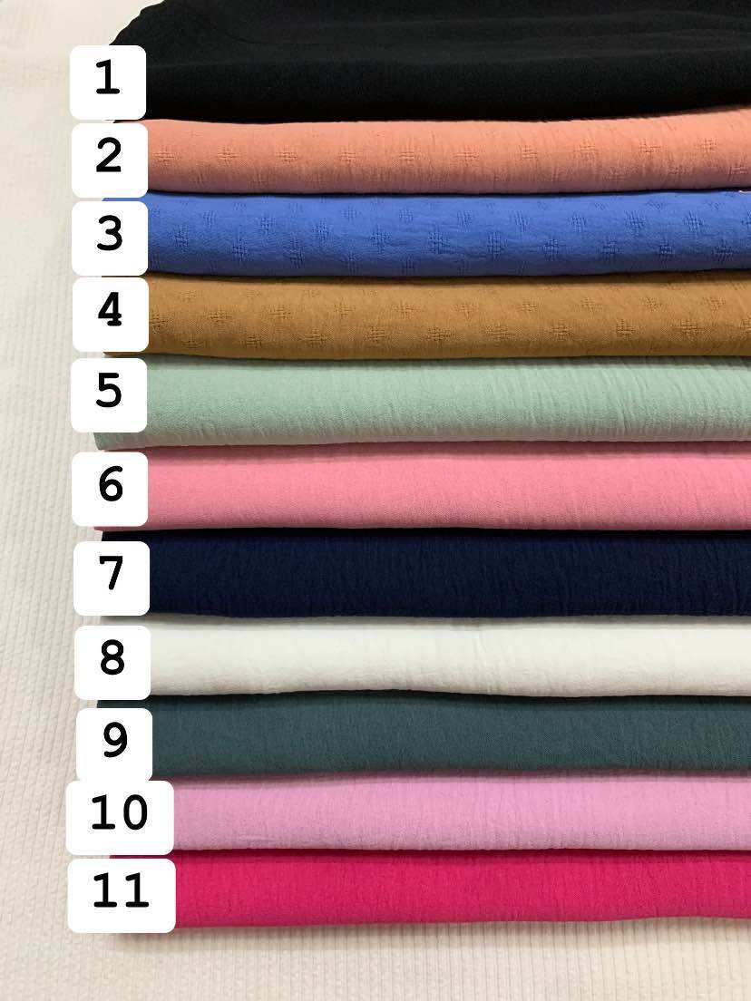 Vải đũi nhăn - đũi thun mềm rũ khổ vải 1m5 - Vải Vũ Gia
