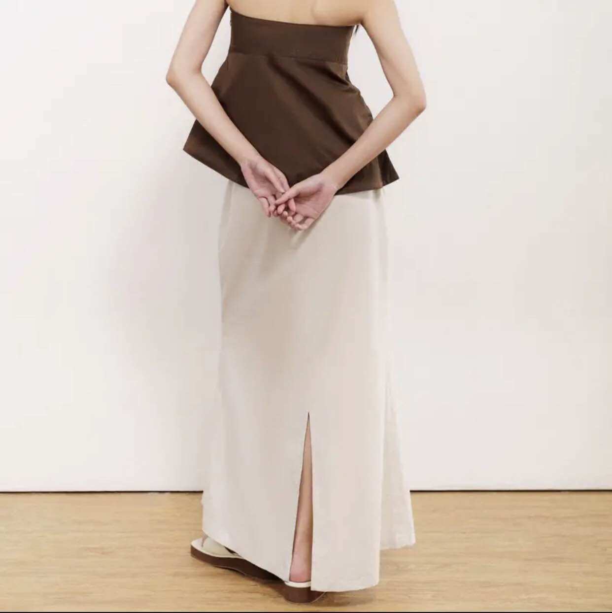 DOB - Chân váy linen dài Bim