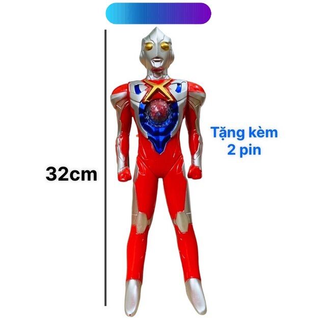 Siêu nhân điện quang chạy pin có đèn có nhạc