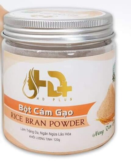 bột cám gạo làm mặt nạ dưỡng trắng da 120g