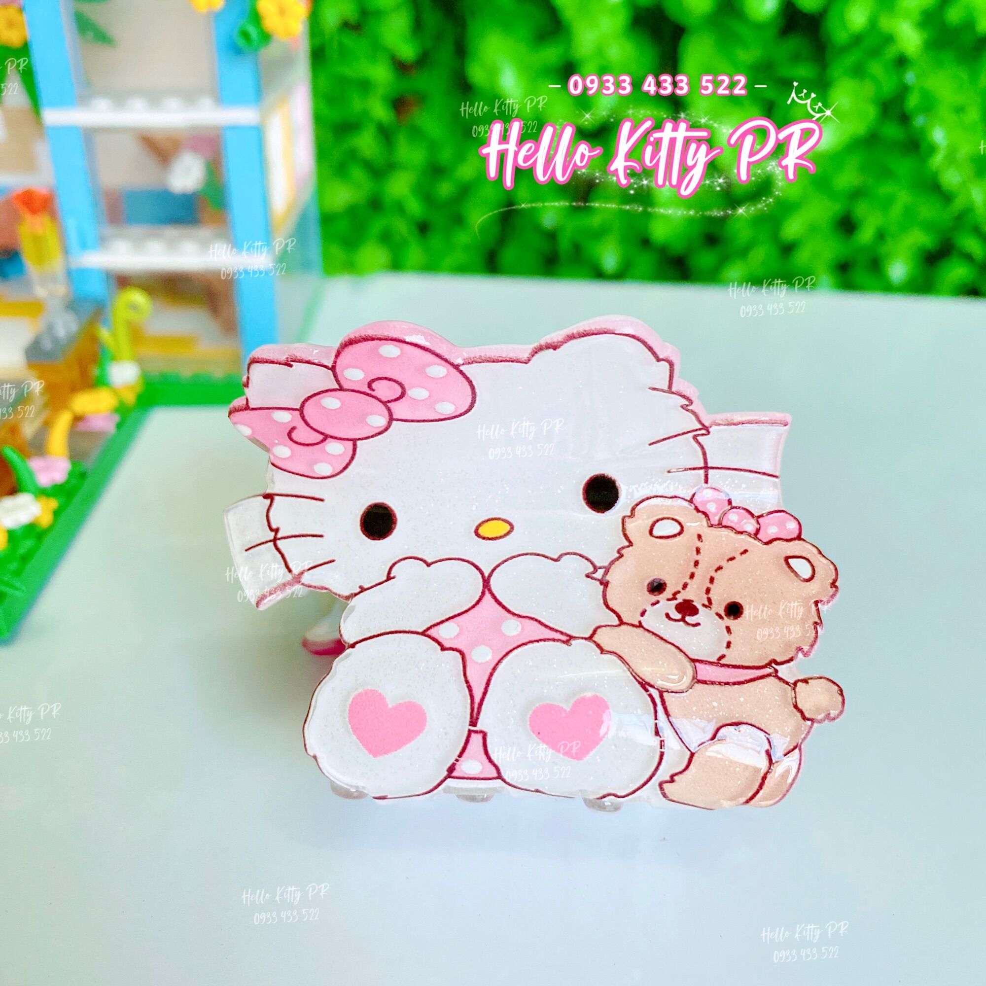 Kẹp tóc càng cua 3D HelloKitty Melody Cinnamoroll Purin