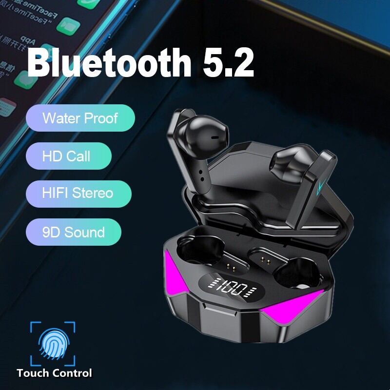 Tai Nghe Bluetooth Không Dây Gaming X15 Tm Shop,tai Nghe Tws Gaming X15 Bluetooth 5.0 Có Mic Độ Trễ Cực Thấp Chính Hãng