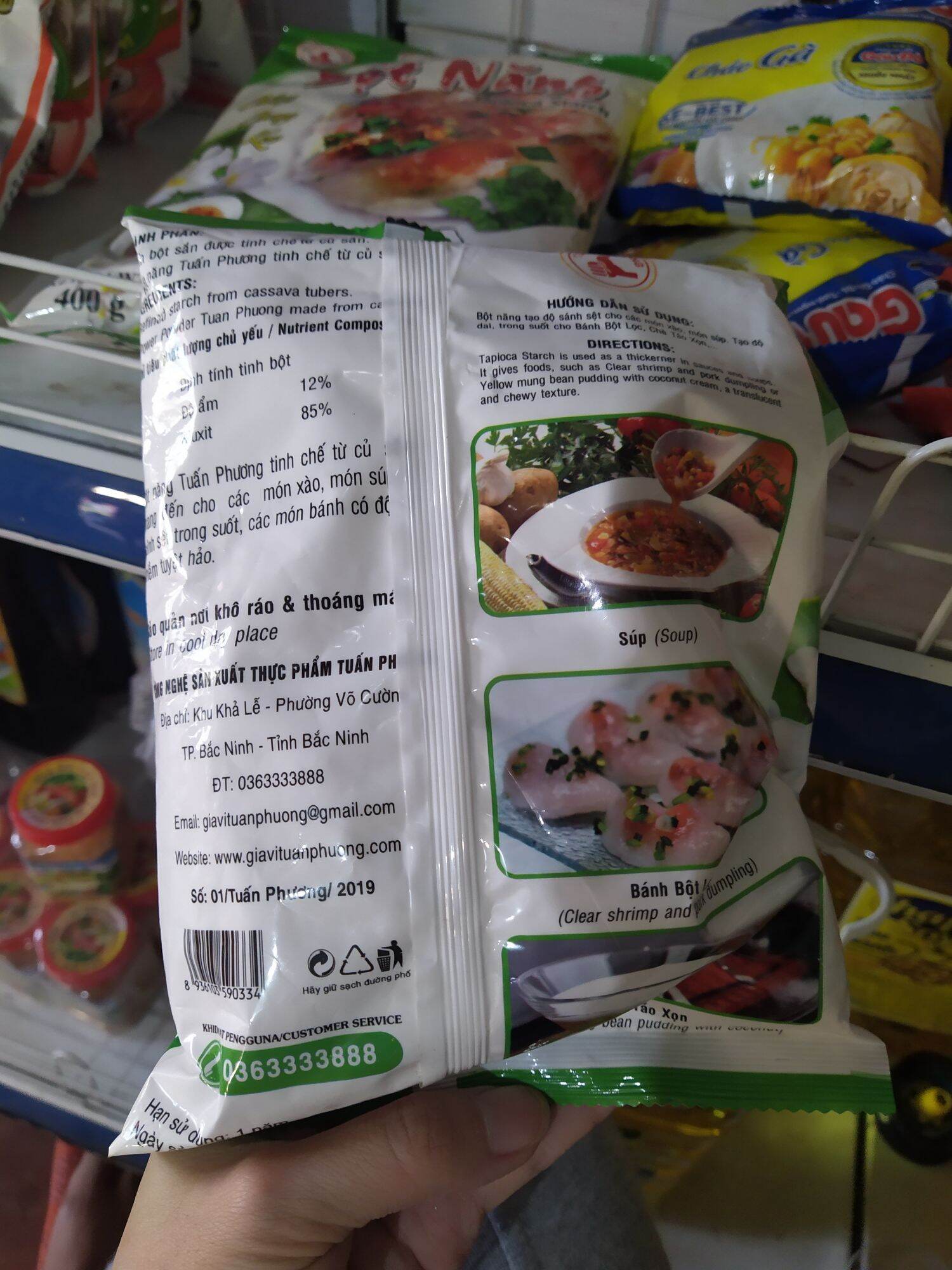Bột năng Tuấn Phương 400g