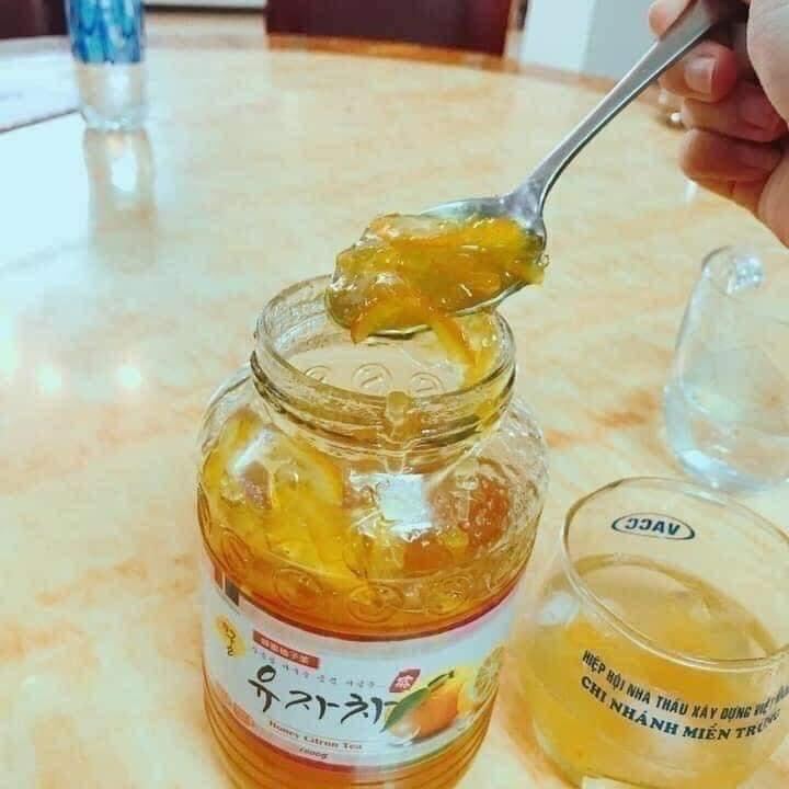 Chanh đào mật ong Hàn Quốc hũ  1 kg