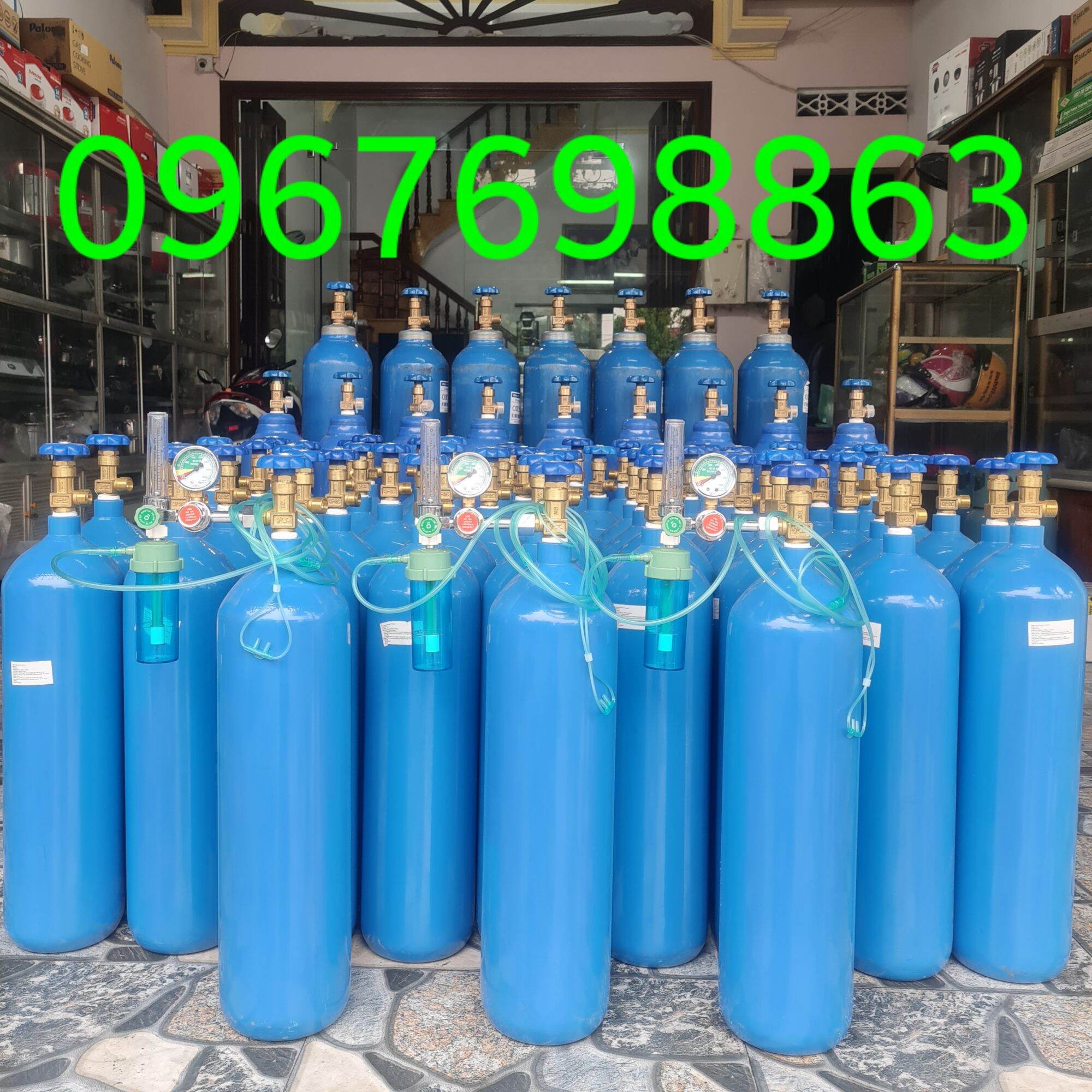 Bộ Bình Oxy Y Tế  9Lít Full Phụ Kiện