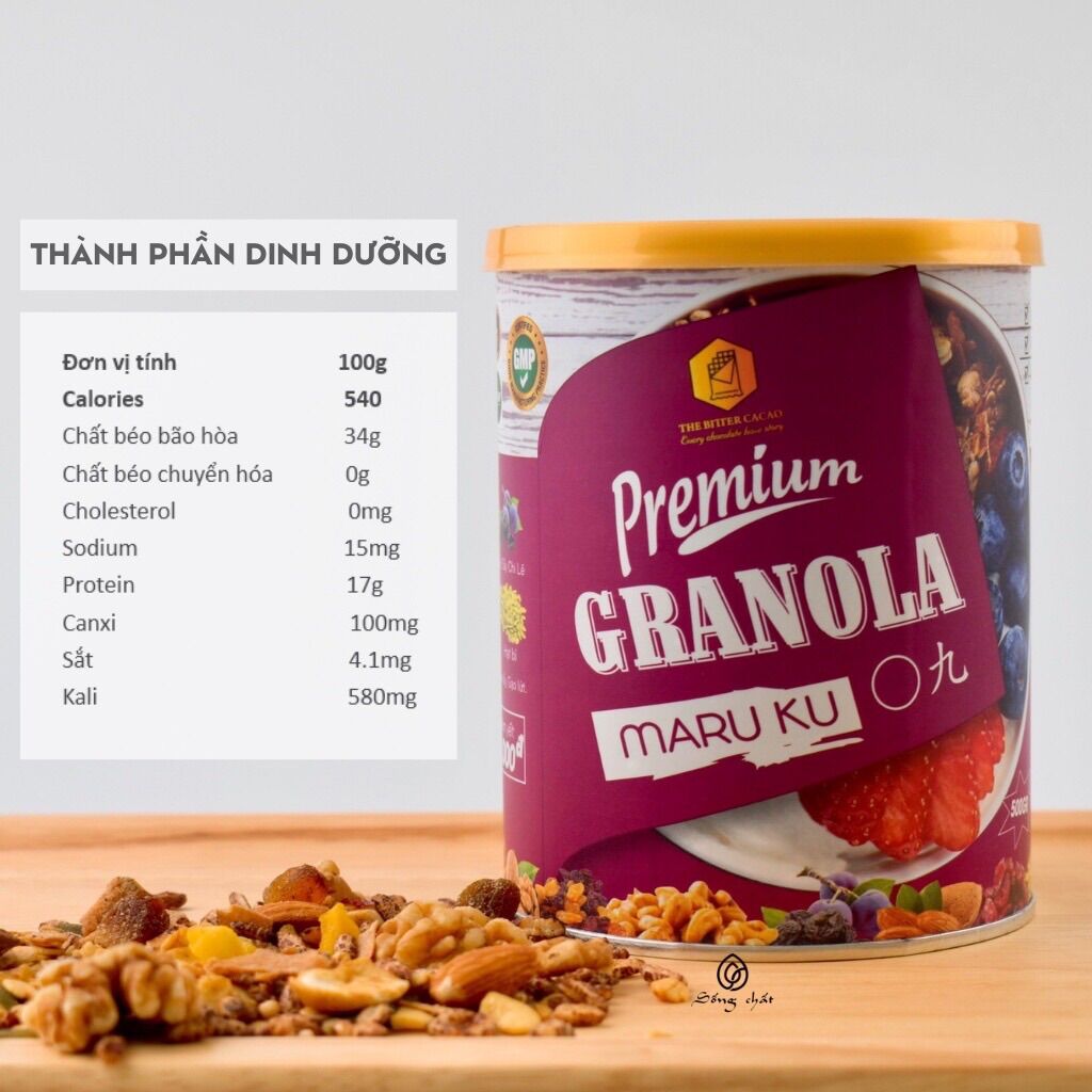 Ngũ cốc Granola Maru Ku ( hộp 500gr)