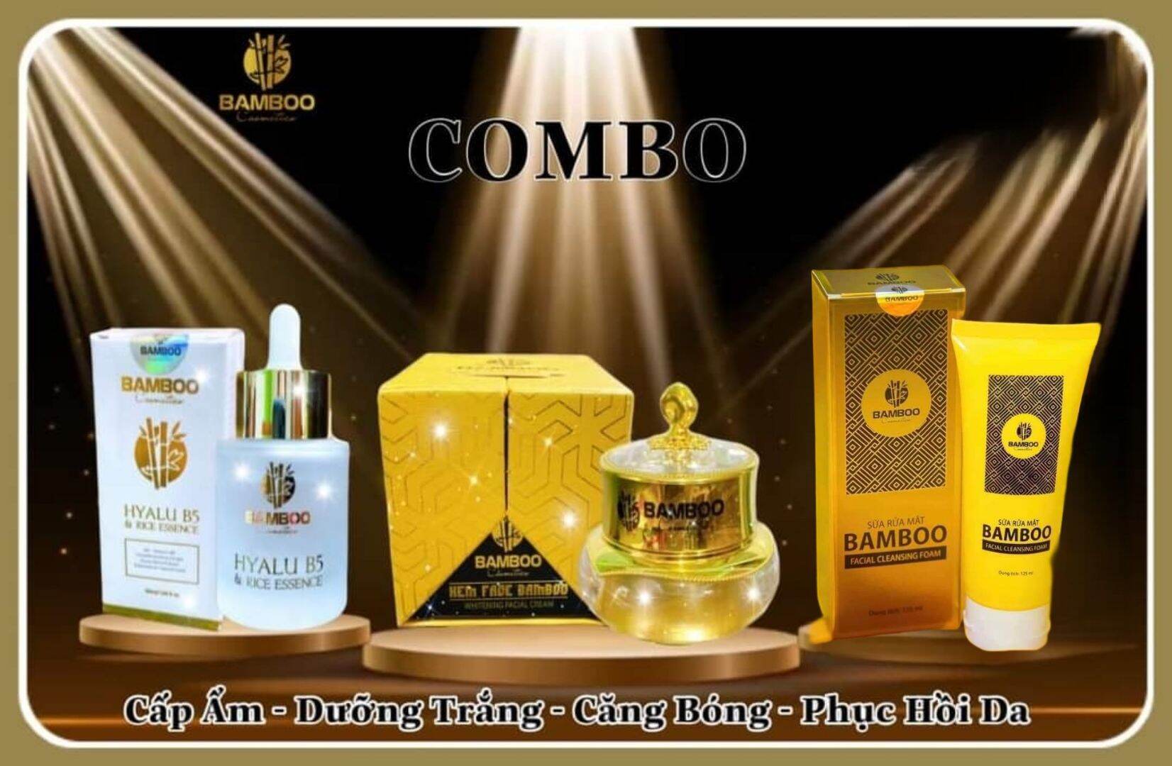 🔥NEW🔥COMBO KEM FACE,SERUM B5 + SỮA RỬA MẶT BAMBOO
