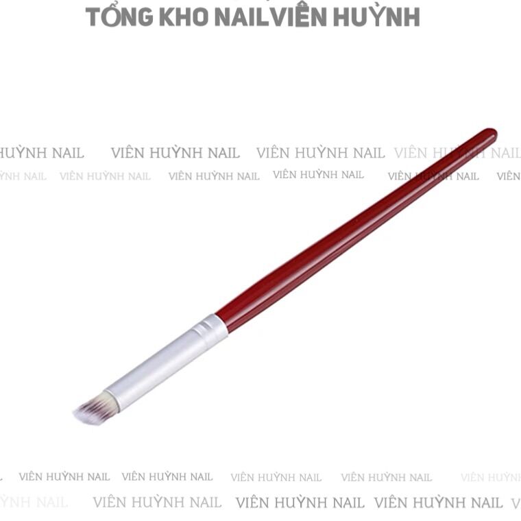 Cọ omber nail, cán gỗ , dùng loang màu vẽ móng