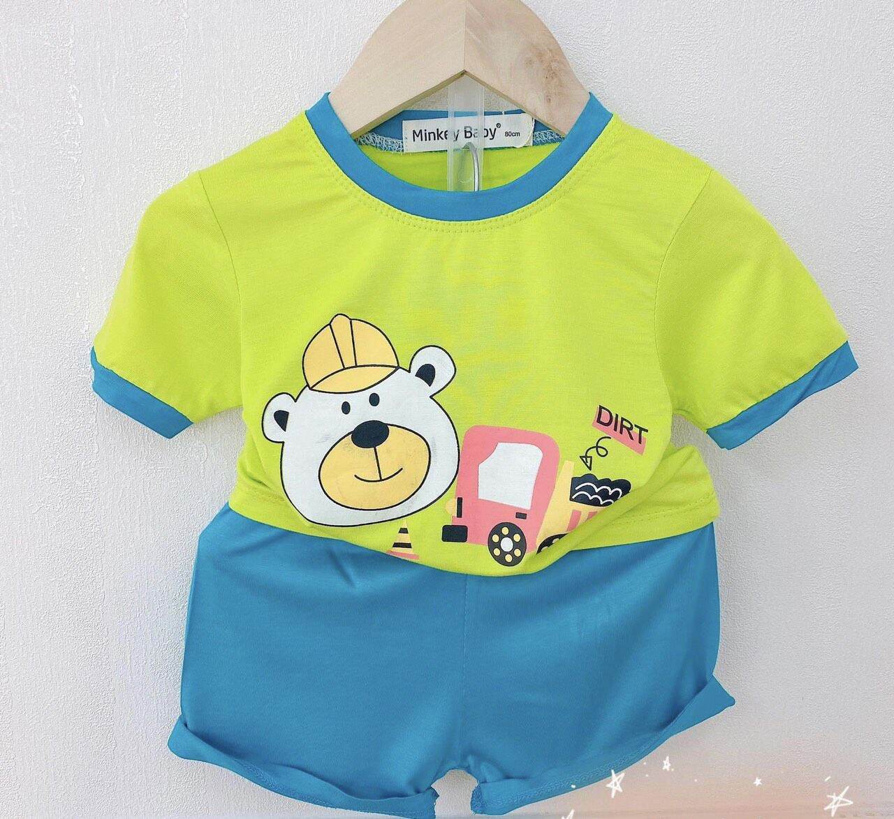 Đồ bộ thun lạnh bé trai bé gái 7-17kg (thanh lý xả kho)