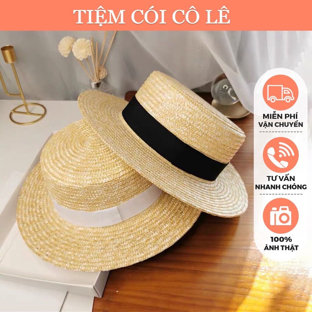 Nón cói gaucho đi biển siêu sang chảnh hàng loại 1 - tiệm cói cô lê