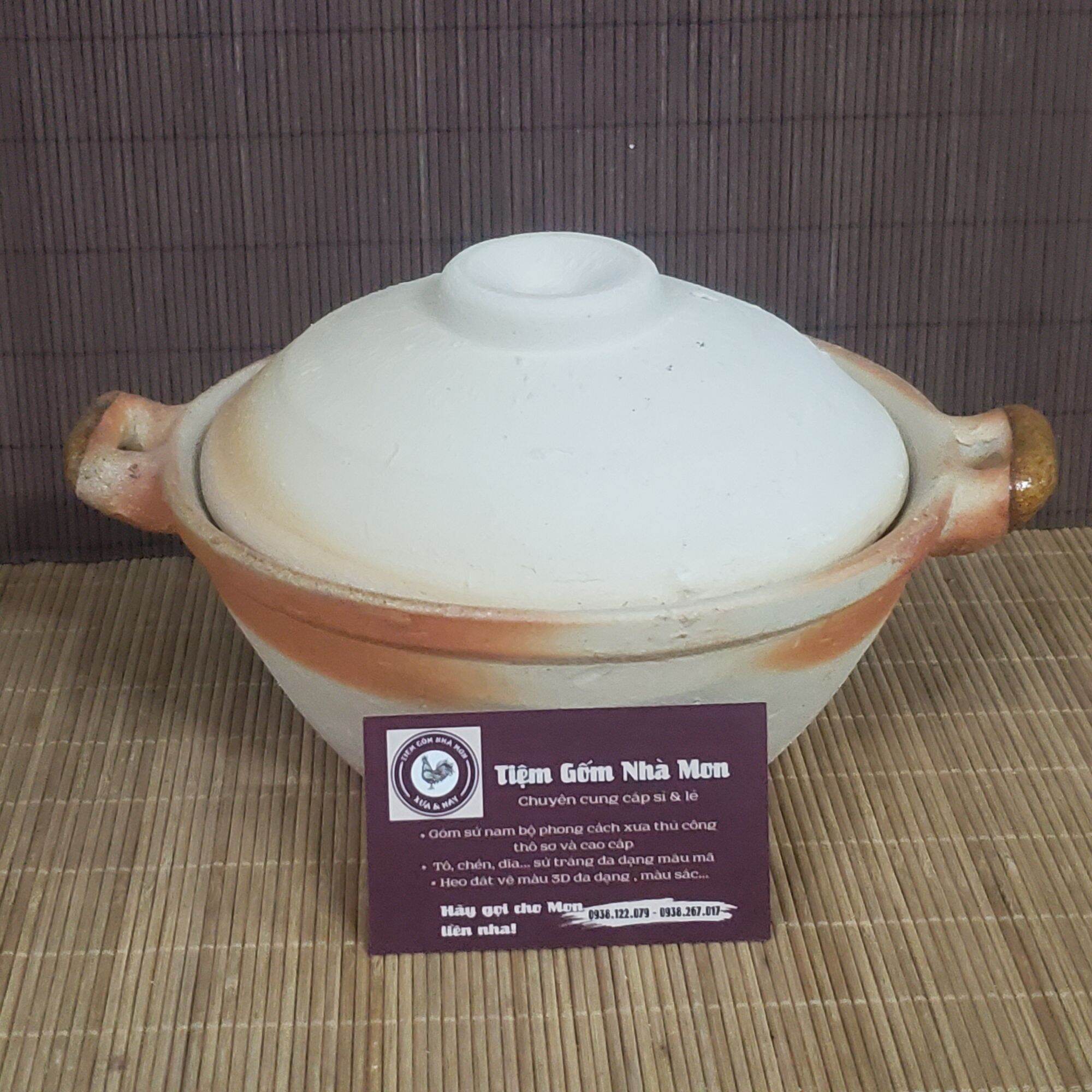 🍀🍀💢🔥NỒI ĐẤT MEN SIZE LỚN 20CM🔥💢🍀🍀(Nồi men như hình 100%)👍 Sỉ sll có sẵn😉