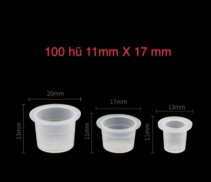 1000 hũ mực ko chân 8mm X 10.5mm