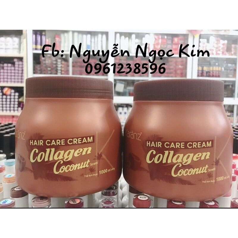 Hấp dầu dừa collagen 1000ml giá rẻ