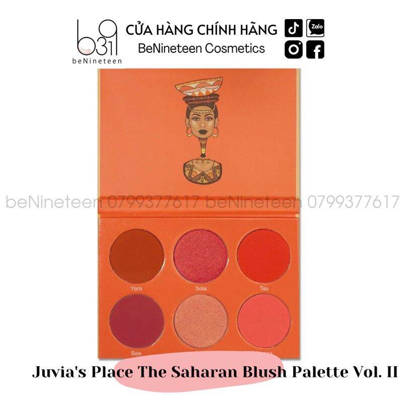 [MỚI VỀ] Bảng Má Hồng Juvia's Place The Saharan Blush Palette Vol. II