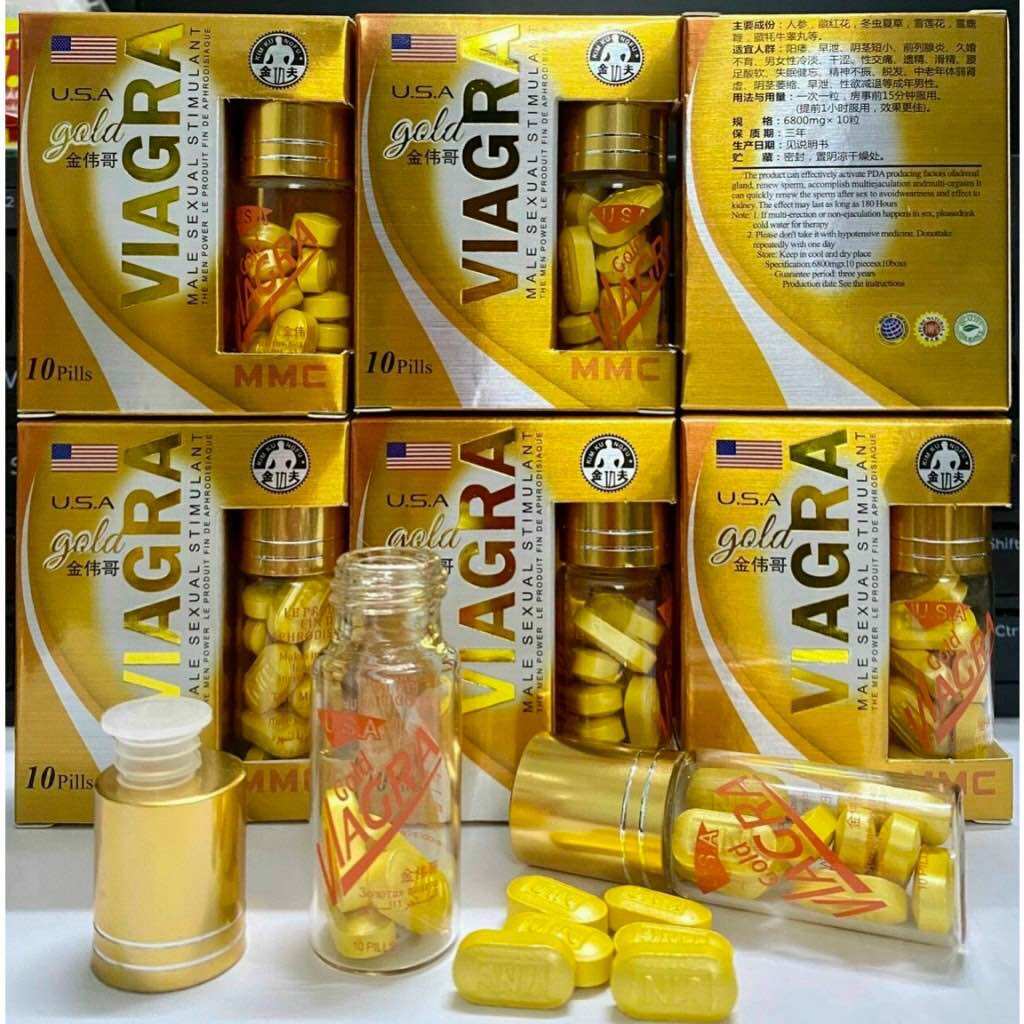 Viên uống hỗ trợ sức khoẻ nam giới viagra gold - giao hàng hoả tốc - che tên sp khi giao