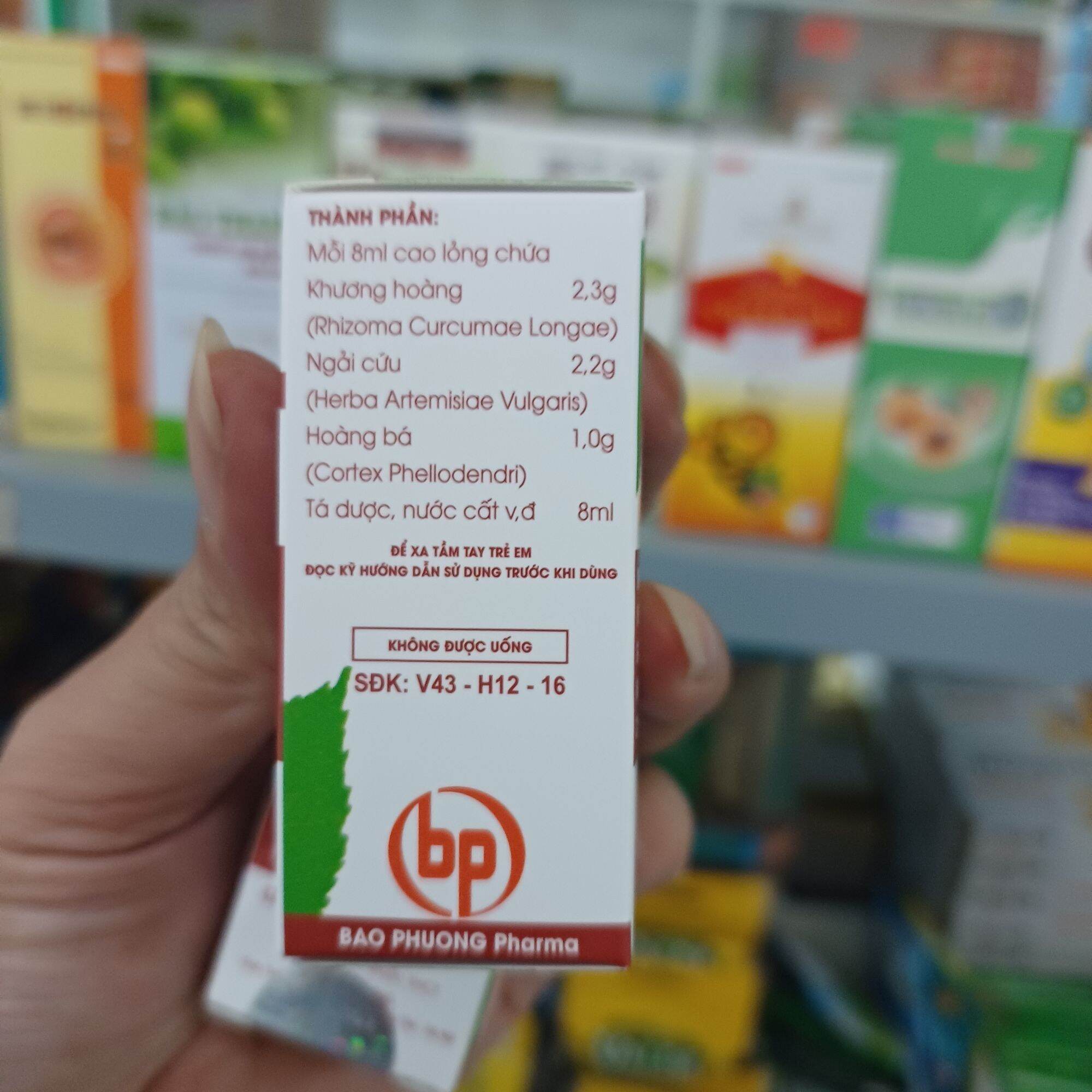Cao lỏng bôi da viêm da Bảo Phương 8ml
