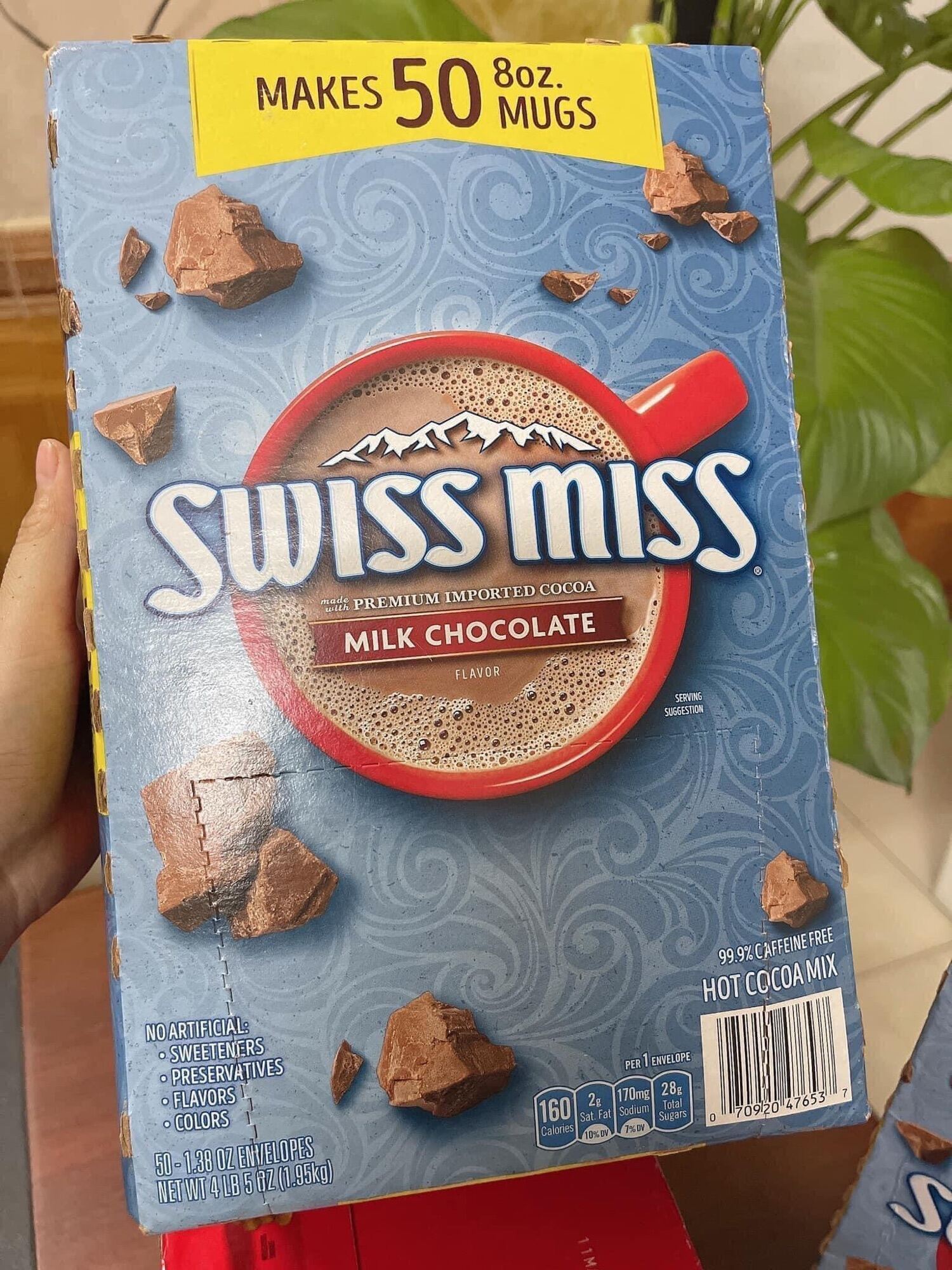 Bột cacao Swiss miss 50 gói - Date 2023