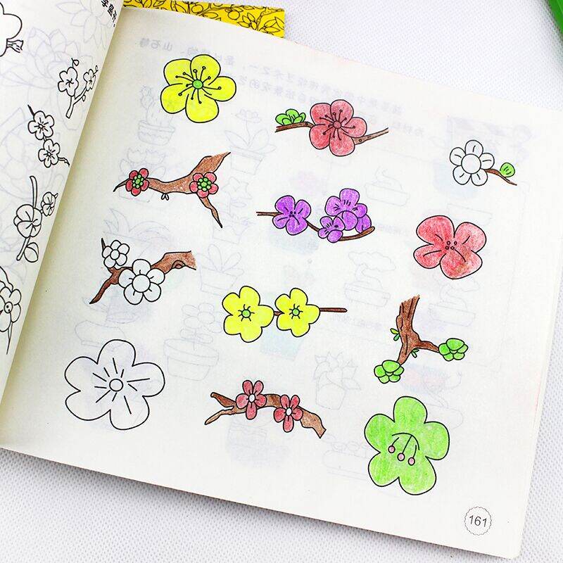 Bộ Sách Vẽ Cho Trẻ Em Sách Tô Màu Học Sinh Tiểu Học Mẫu Giáo Giấy Vẽ Cho Trẻ Em Cầu Thang Tô Màu Bút Chì Nhỏ Tay thumbnail
