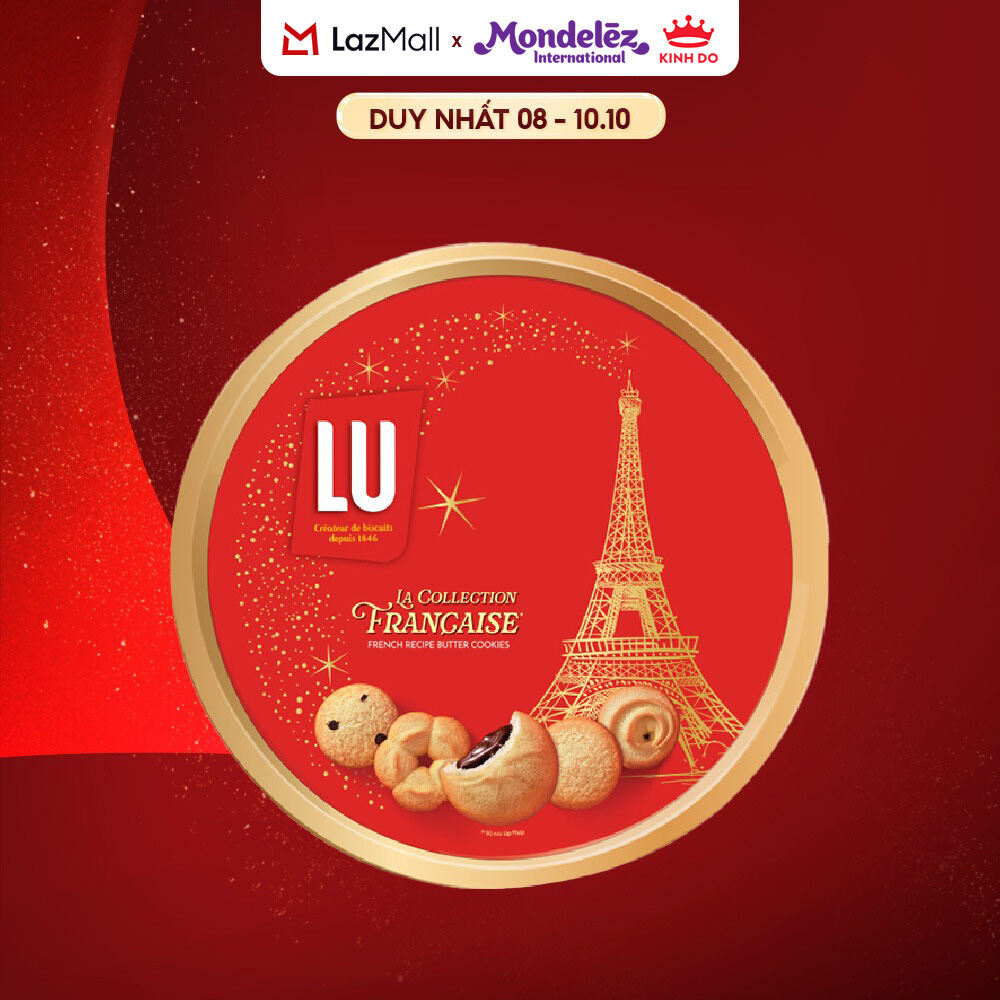 [CÓ TÚI GIẤY] Bánh Quy Bơ Thập Cẩm Công Thức Pháp LU Hộp 540G/720G