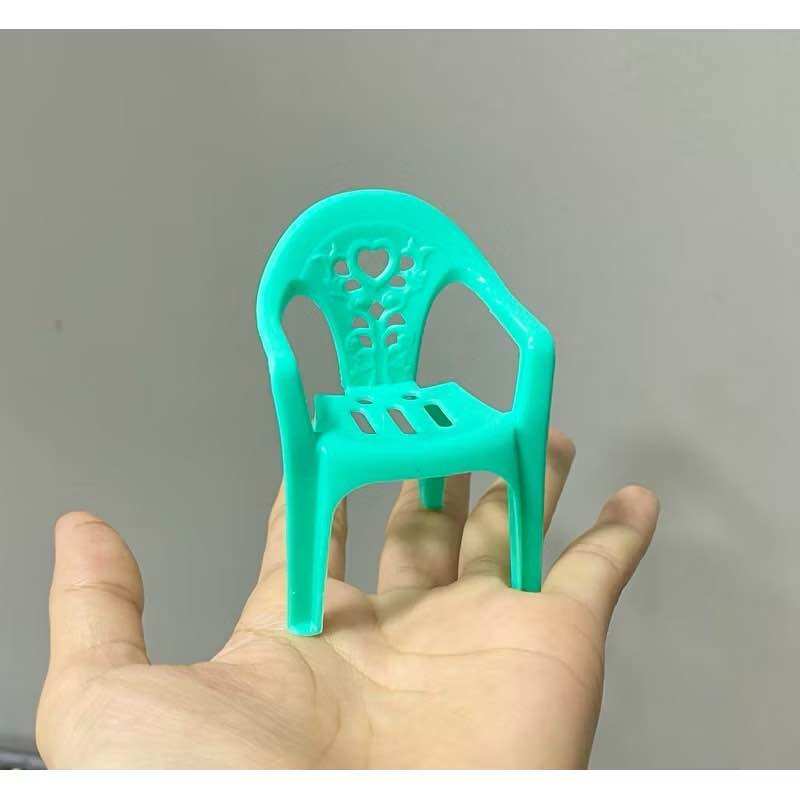 Mô hình bàn ghế nhựa 1/12