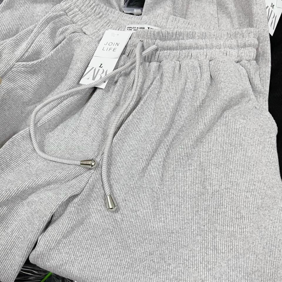 Quần jogger nữ len tăm ZARA