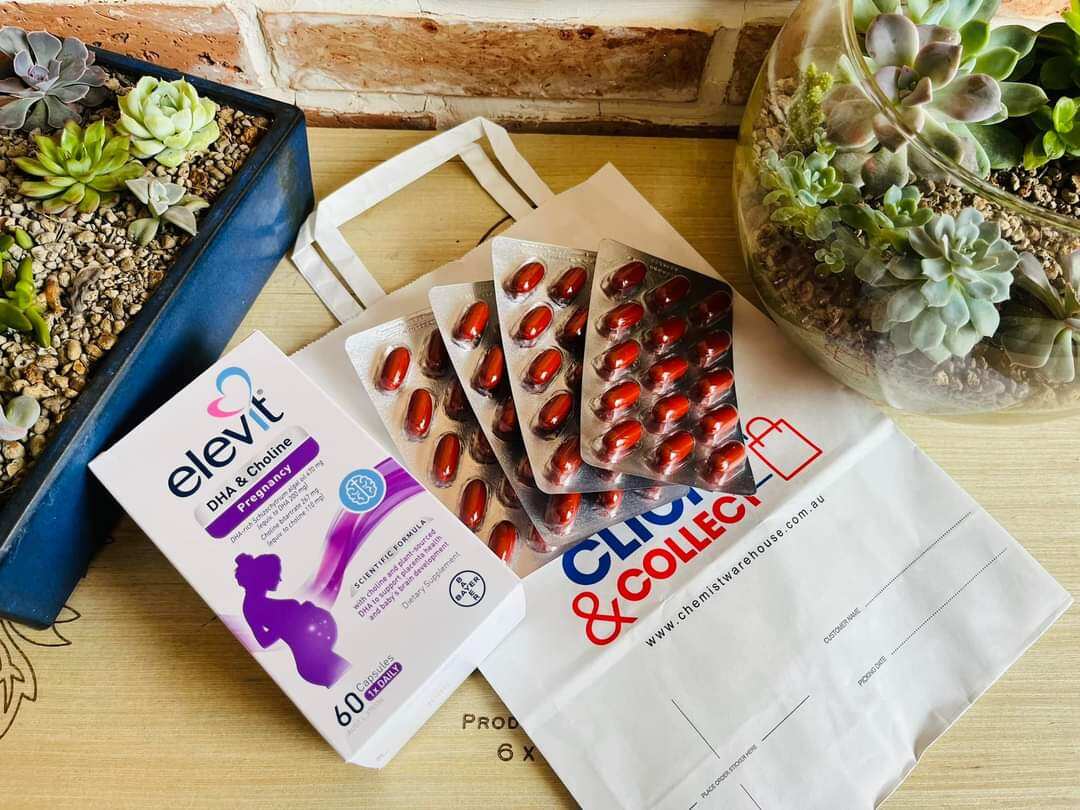 Elevit DHA & choline for pregnancy breastfeeding 60 viên