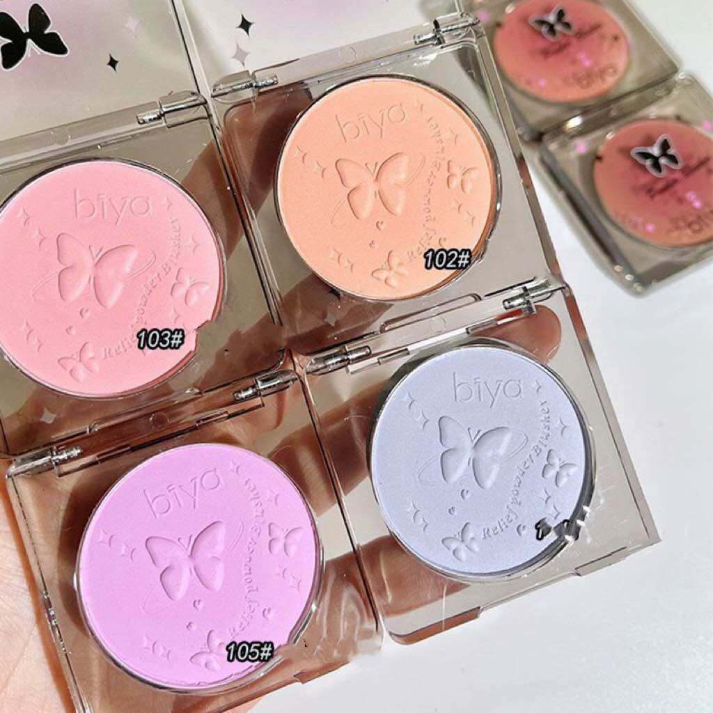 Phấn Má Hồng Biya Powder Blusher 4g Mịn Lì