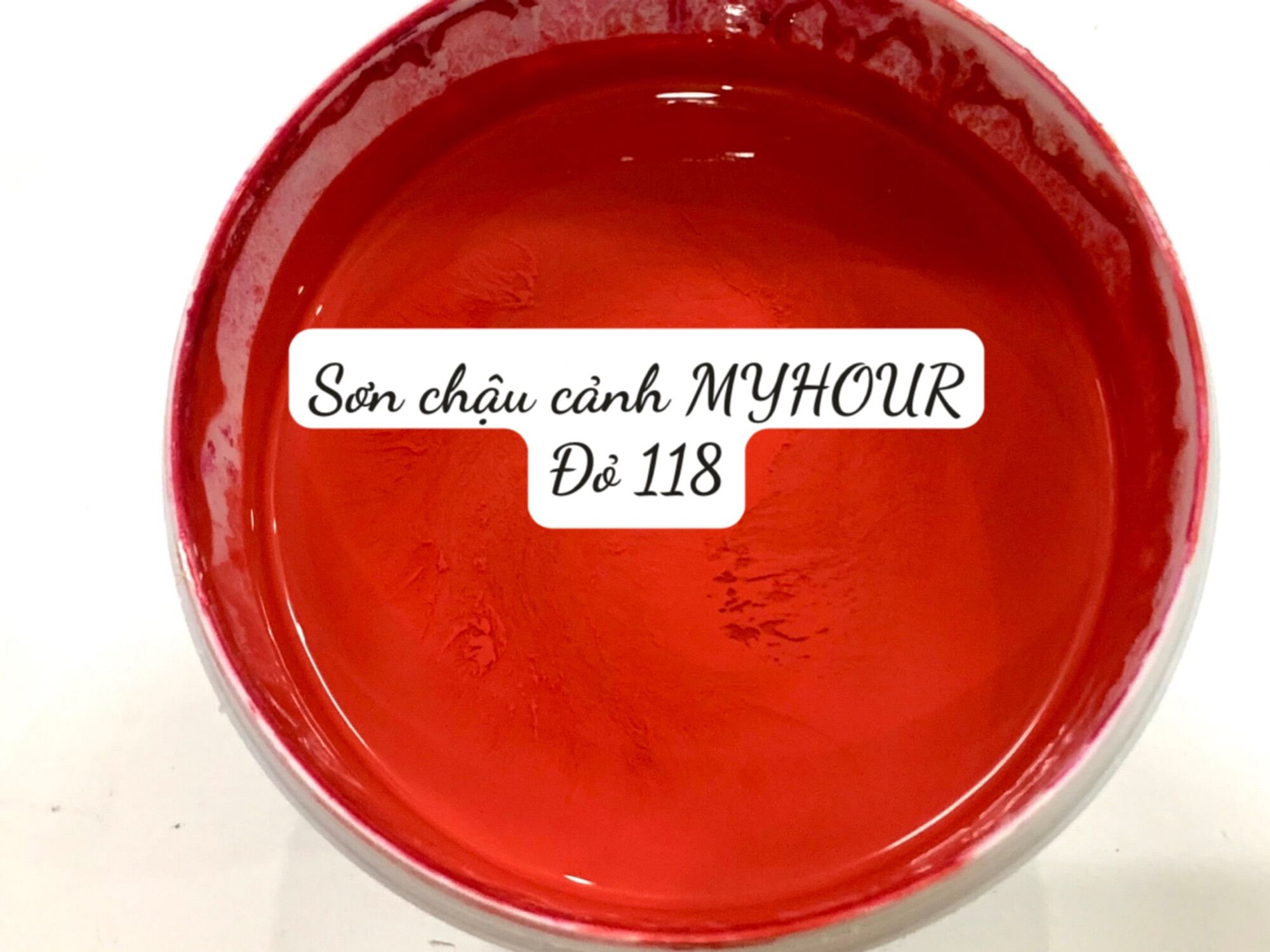 Sơn chậu cảnh màu đỏ, Sơn Chậu Cảnh, Sơn Chậu Kiểng, Sơn Trang Trí My Hour