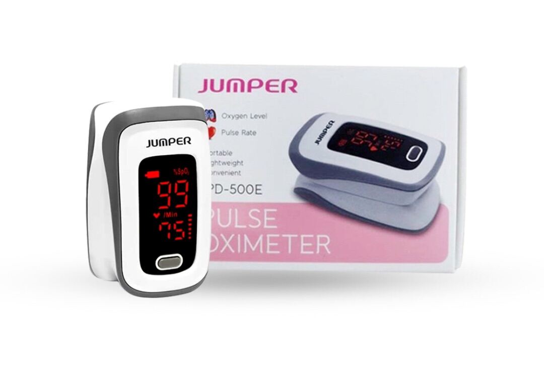 Máy đo nồng độ oxy trong máu và đo nhịp tim Jumper JPD-500E cao cấp