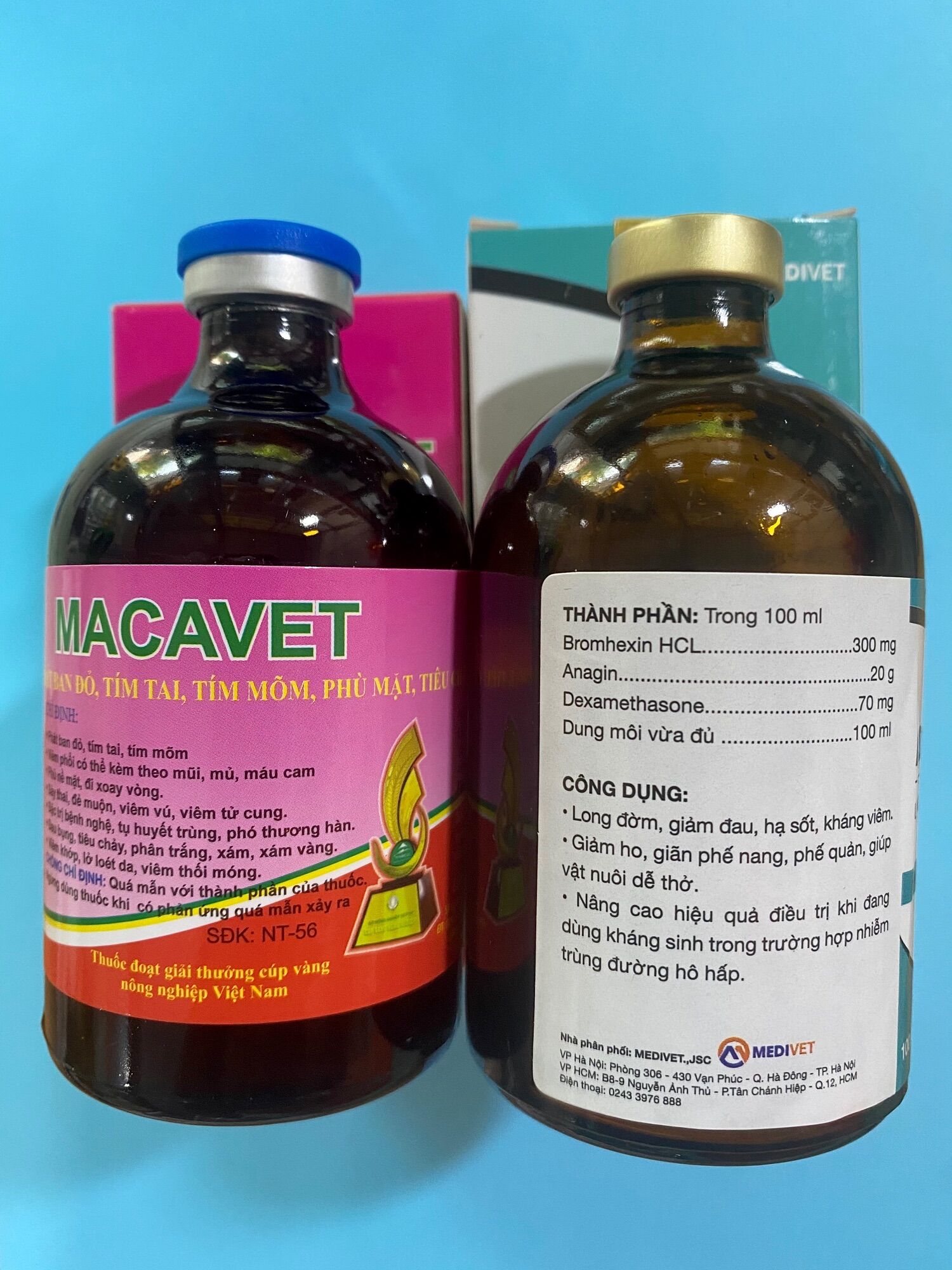 Macavet+ ADB bộ đôi hoàn hảo khi bị hen suyễn, ho, đi ỉa nặng