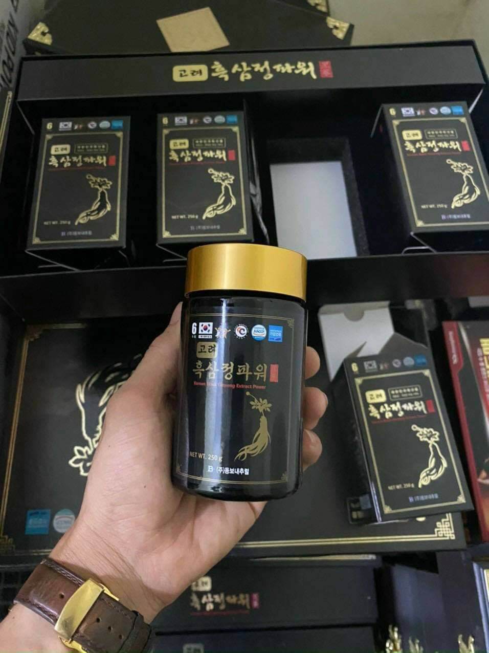 Cao hắc sâm Hàn Quốc set 4 lọ