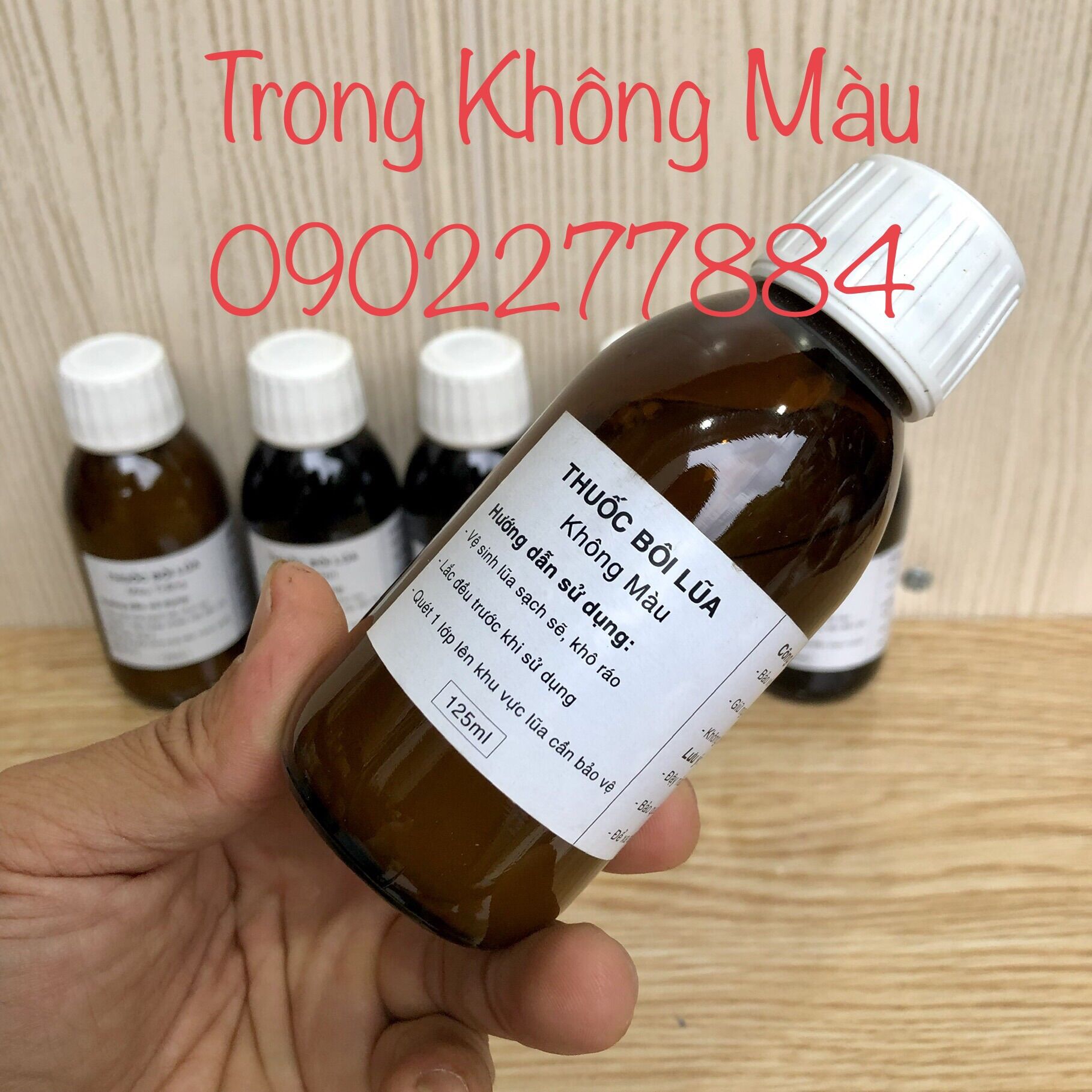 Sơn gỗ lũa bonsai cây cảnh 6 màu thông dụng