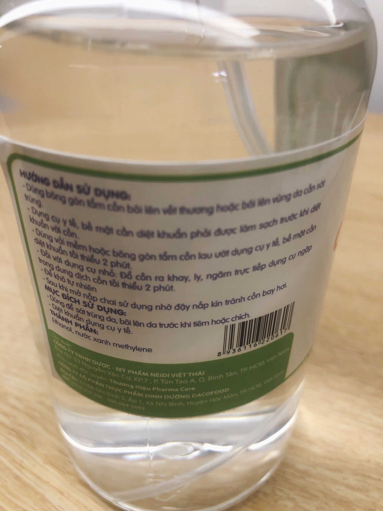 Cồn phrama care 90 độ 500ml