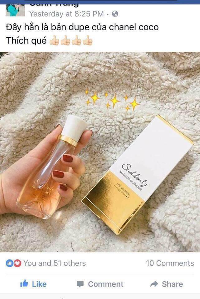 Nước hoa SUDDENLY 50ml hàng nội địa Đức