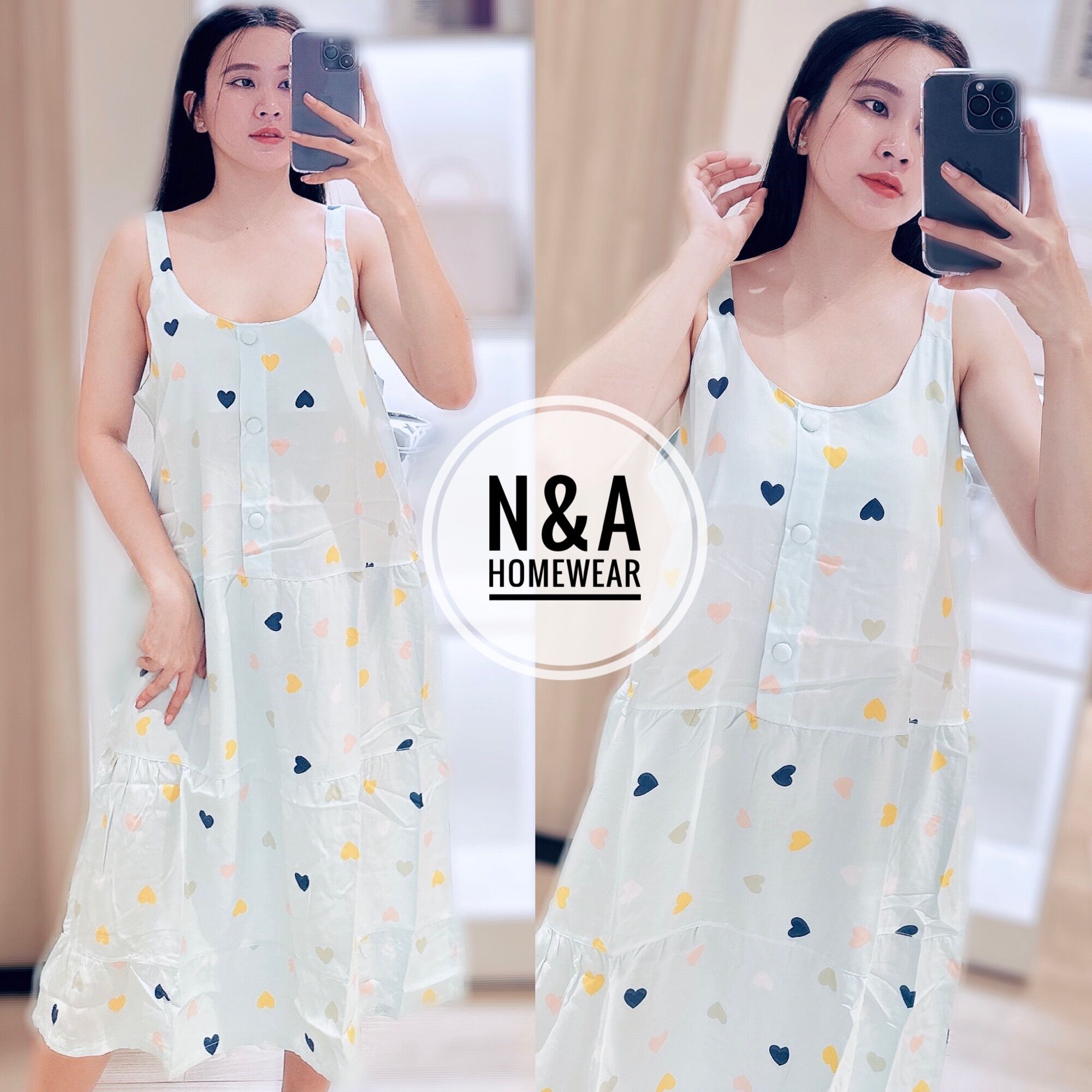 💃💃mẫu mới - bộ đầm tole lanh hai dây phối nút mới về siêu mát💃 💃