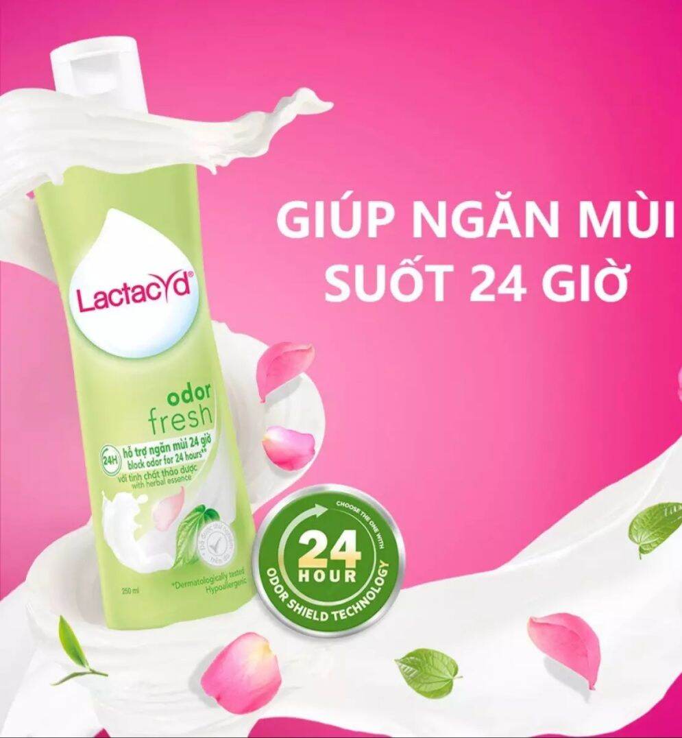 Lactacyd lá trầu _ lactacyd odor fresh_ chai 250 ml