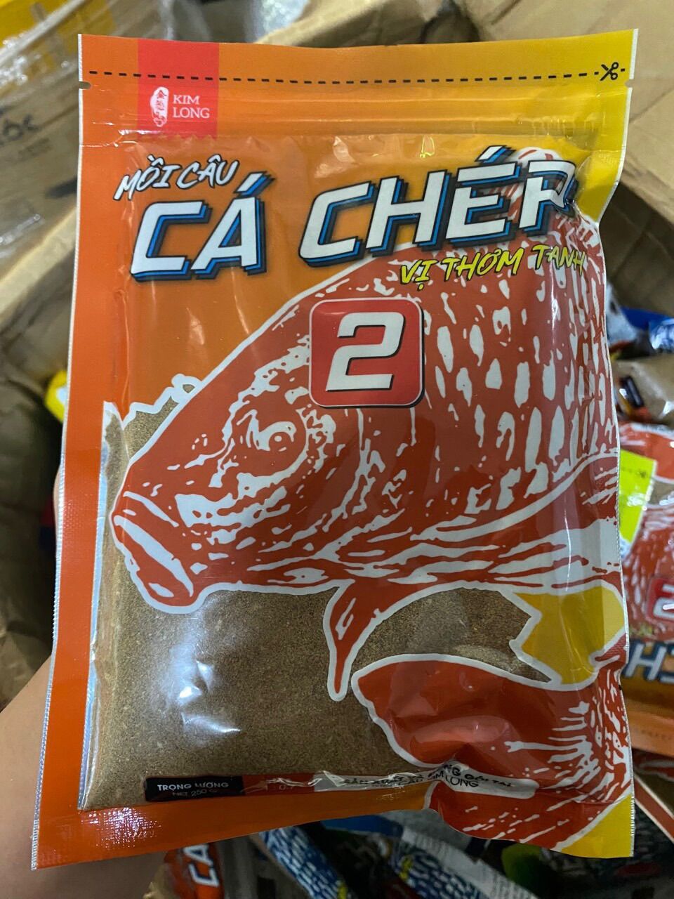Mồi cá chép vị tanh thơm kim long số 2
