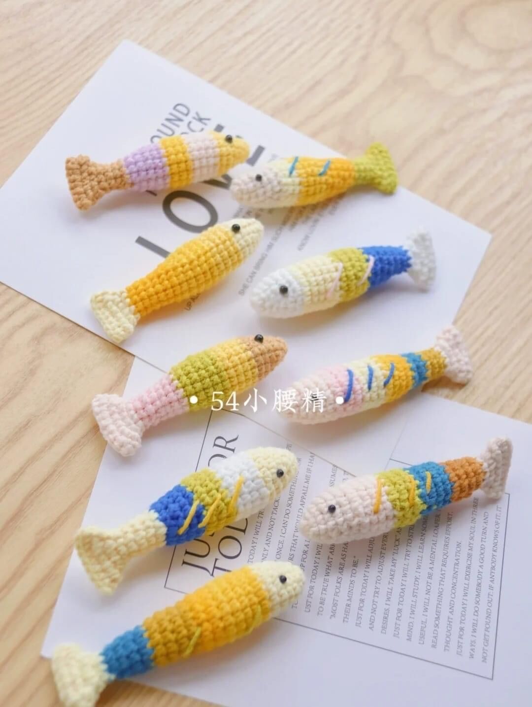 Móc khoá con cá bằng len /móc khoá cá handmade