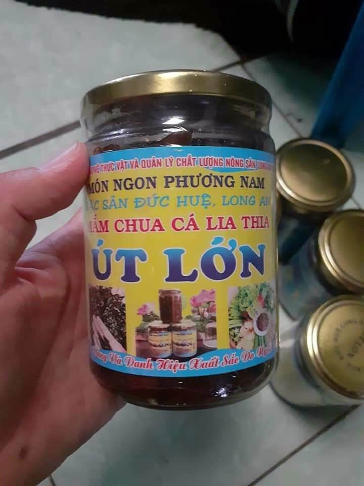 mắm chua cá lia thia 550gram